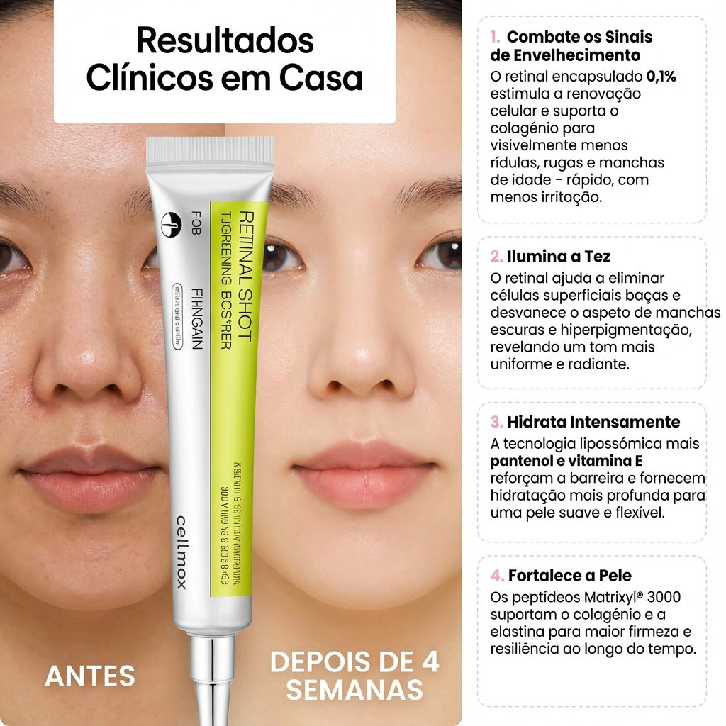 Celimax Retinal A-Shot – Resultados Visíveis na Renovação da Pele