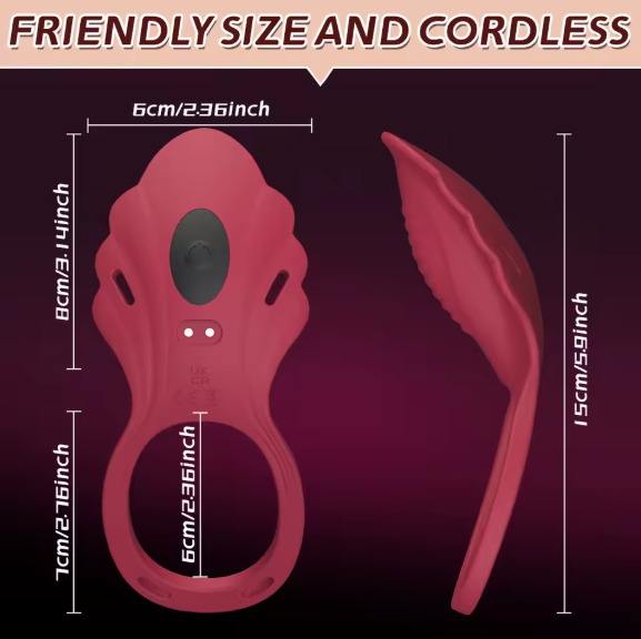 Vibrador Vestível Inteligente com Controlo por App – Liberdade, Discrição e Prazer a Qualquer Hora