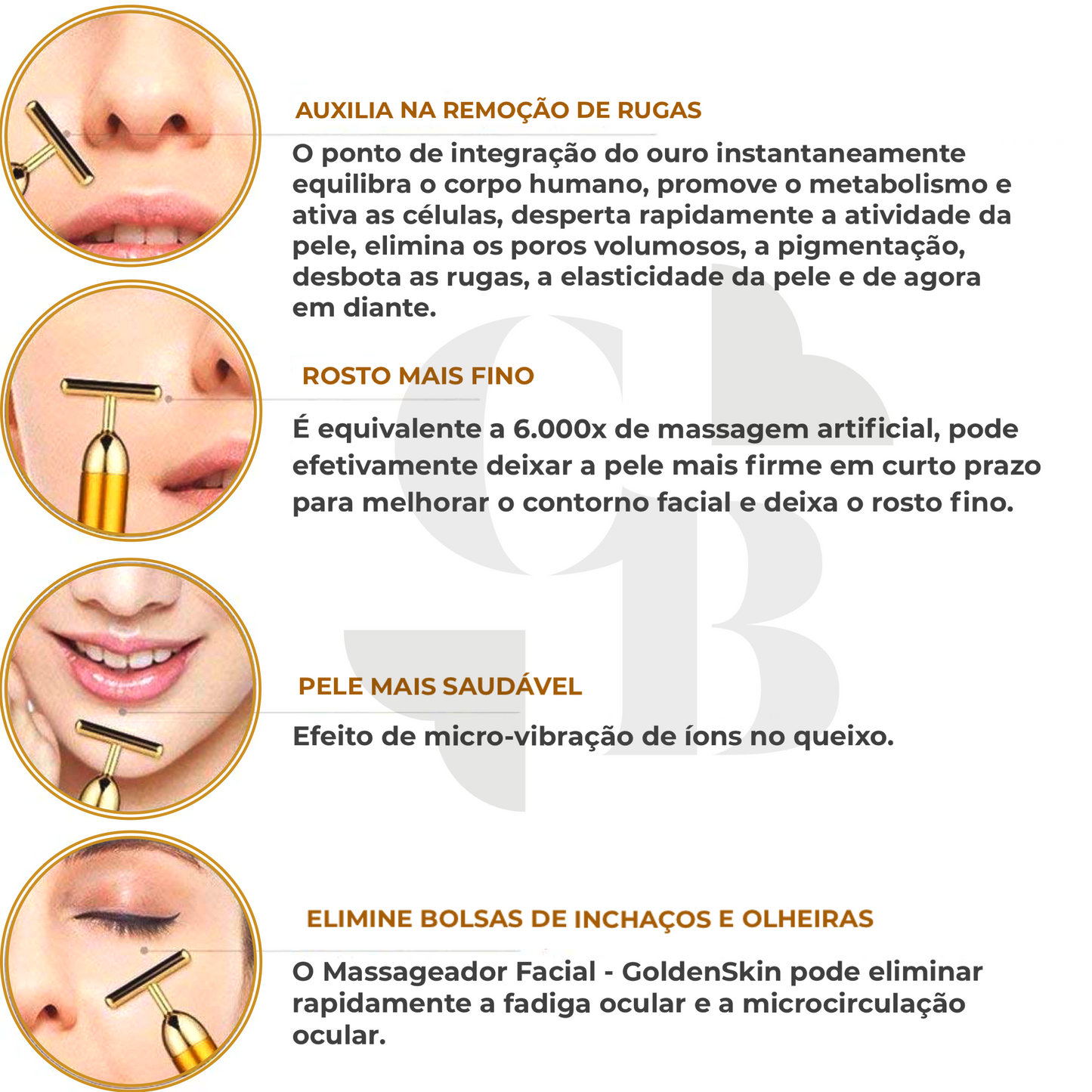 Massageador Facial - GoldenSkin