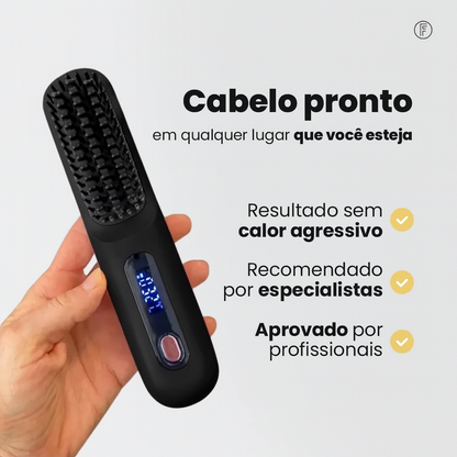 Escova Alisadora Portátil - BeautyMax Pro®