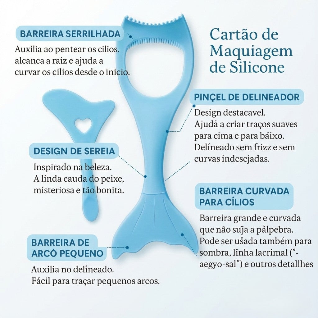 Delineador de Silicone de Sereia