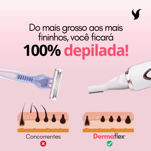 DermaFlex - Depile Sem Dor e Sem Irritação